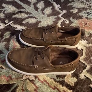 Florsheim Brown Dress Shoes with Moccasin Stitching